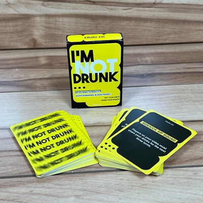 I'm NOT Drunk Party Drinking Game Nights I'm Not Drunk Party Drinking Cards Game