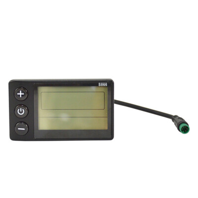 Compteur Trottinette électrique Écran LCD Pour Vélo électrique, Prise SM Durable 24 V 36 V 48 V Grand écran LCD Léger S866 Pour Guidon De 22,2 Mm Compteur Trotinette Electrique