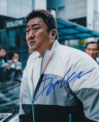 DON LEE signed Autogramm 20x25cm THE ROUNDUP in Person autograph MA DONG-SEOK
