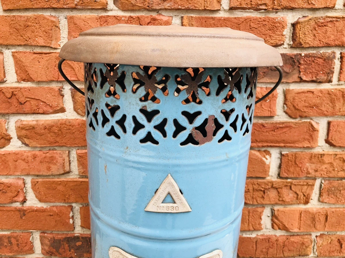 Antique Robin Egg Blue Enamel 630 Perfection Oil Kero Parlor Cabin Heater  Stove | eBay