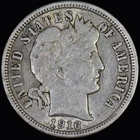 1916-P BARBER DIME ✪ XF EXTRA FINE ✪ 10C SILVER COIN BN ◢TRUSTED◣