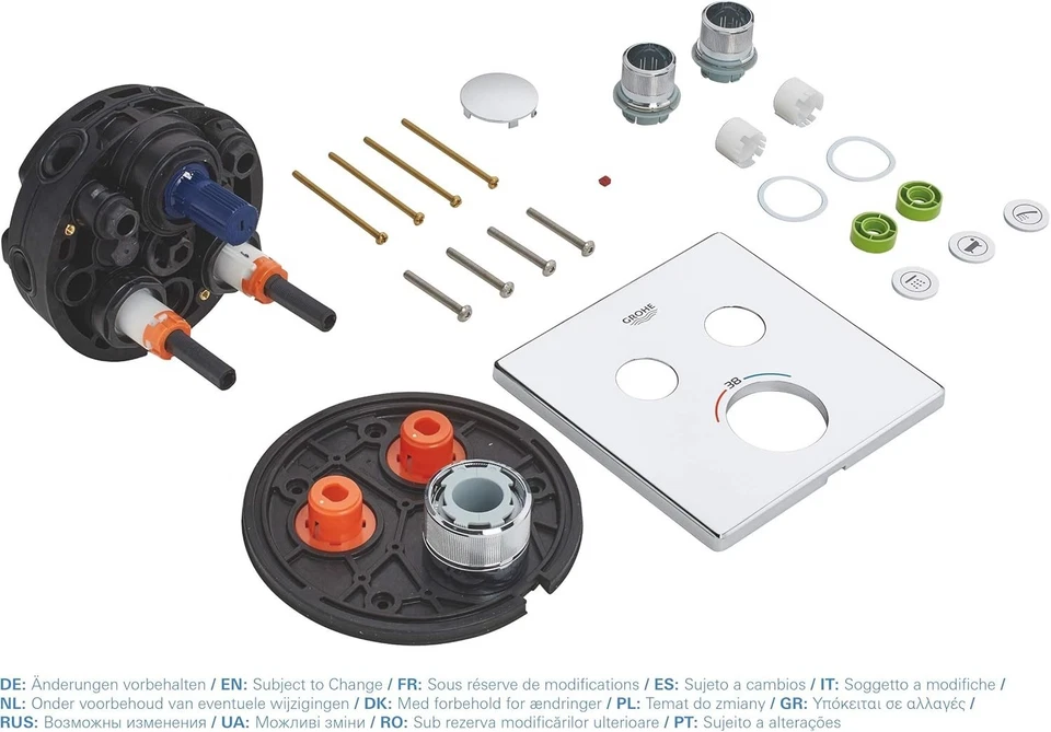 Grohe 29124000 Miscelatore Termostatico, Cromo, 2 Vie - Immagine 4 di 4