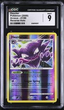 CGC 9 MINT Haunter 41/99 Arceus Reverse Holo Pokemon Card on eBay
