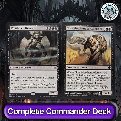 mtg mono black commander precon Amazon.com: Magic: The Gathering Starter Commander Deck - Chaos Incarnate ( Black-Red) | Ready-to-Play Deck for Beginners and Fans | Ages 13+ main image 1