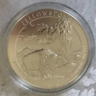 2010 5oz 99.9% Silver ATB Yellowstone UNC With COA and US Mint Packaging