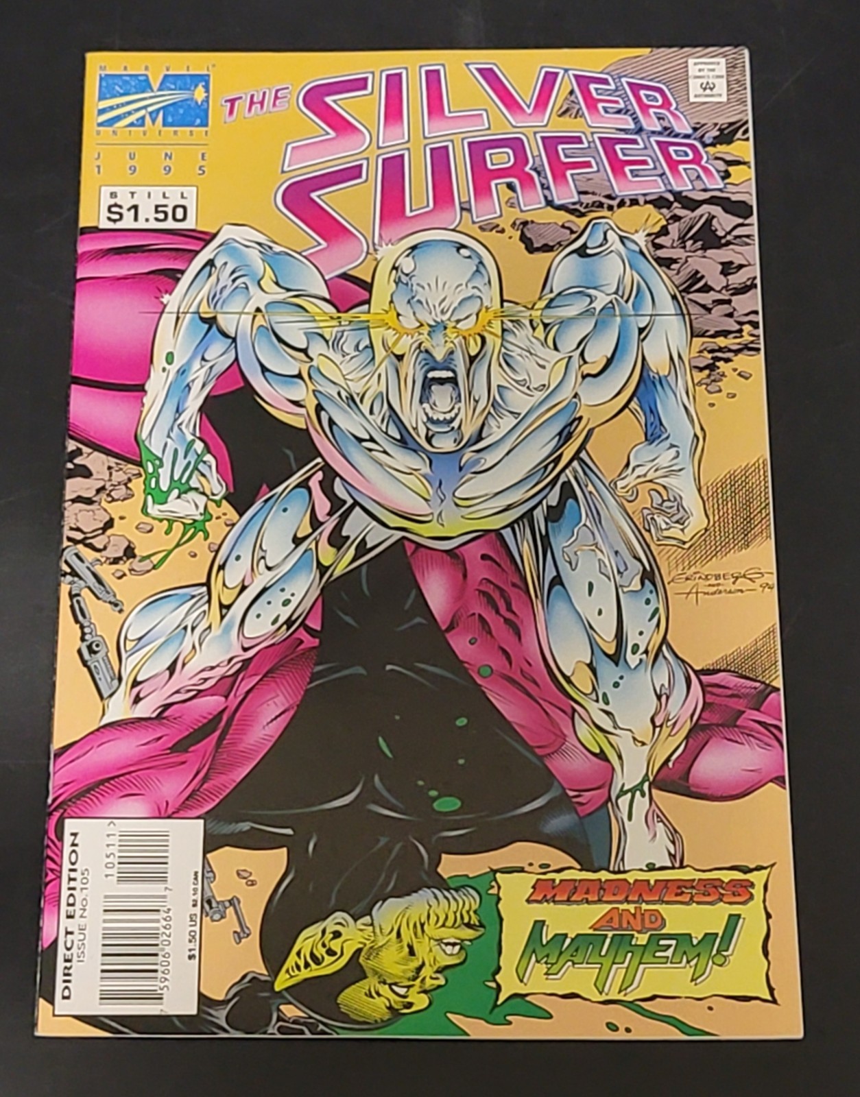 Silver Surfer (1987) #105 Super Skrull Captain Marvel III Lackey Grindberg  NM