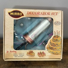 Vtg Mirro Cake Cookie Decorator Set  M-360 6 ...