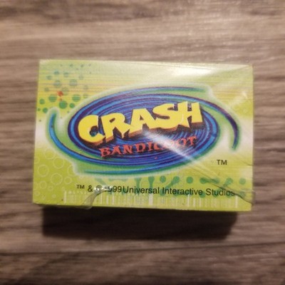 Crash Bandicoot  Mini Cards Seal Broken Never Opened 1999 Read Description 