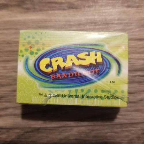 Crash Bandicoot  Mini Cards Seal Broken Never Opened 1999 Read Description 