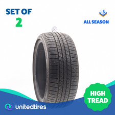 Set Of 2 Used 22540r18 Dunlop Sp Sport 5000 88v - 8.532 Set Of 2 Used 22540r18 Dunlop Sp Sport 5000 88v - 8.532
