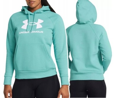 Under Armour Damen Sweatshirt  Rival Logo Hoodie Kapuzenpullover Größe XS DE 34