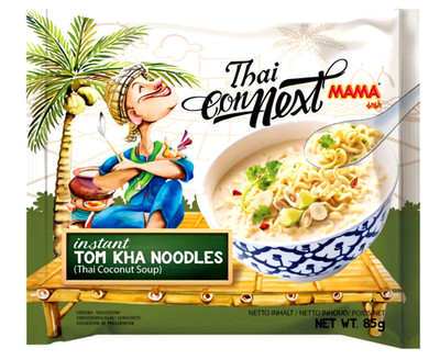 Mama Tom Kha Instant Noodle (Thai Coconut Soup with Herbs) 85g x 20 Packs~3/2027