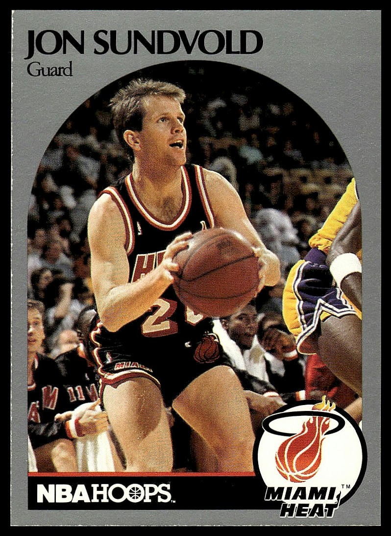 Jon Sundvold 1990-91 Hoops #172a