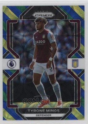 2022-23 Panini Prizm Premier League Choice Blue Yellow & Green Tyrone Mings 1p48