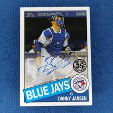 Danny Jansen 2020 Topps 1985 Topps Baseball Auto 35th Anniversary #85A-DJ Auto