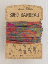FULL BOHO BANDEAU HEADBAND - WATERCOLOR NEON