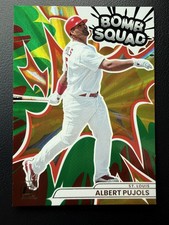 ALBERT PUJOLS 2026 Panini Donruss BOMB SQUAD GREEN LASER