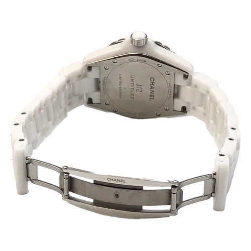 Chanel J12 Untitled 38mm Ltd Ed. 1200 Pieces H5582 White Ceramic #1715 - Picture 3 of 9