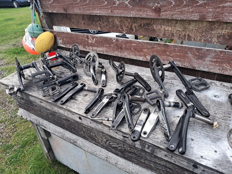 Job Lot SRAM TRUVATIV Raceface Cranks Evolve Gx Descendant. Used Spares Repair