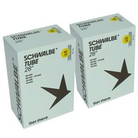 Schwalbe 28 Zoll Fahrradschlauch AV17 2 StüCk 28/47-622/635 Autoventil SchläUche