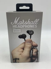 Marshall Mode In-Ear Headphones, Black/White (4090939), BRAND NEW IN BOX