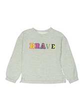 Tucker  Tate Girls Silver Sweatshirt 6