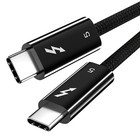 USB-C Thunderbolt 5 Cable 120Gbps 240W USB4 Type-C for Laptop Tablet Dock