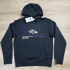 Baltimore Ravens NFL Nike City Code Club Hoodie Pullover Mens Size Small NWT