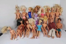 Vintage 90s Barbie Doll Lot Of 17