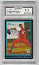 2009 BOWMAN WORLD BASEBALL CLASSICS ADOLDIS CHAPMAN ROOKIE CARD BOSTON RED SOX