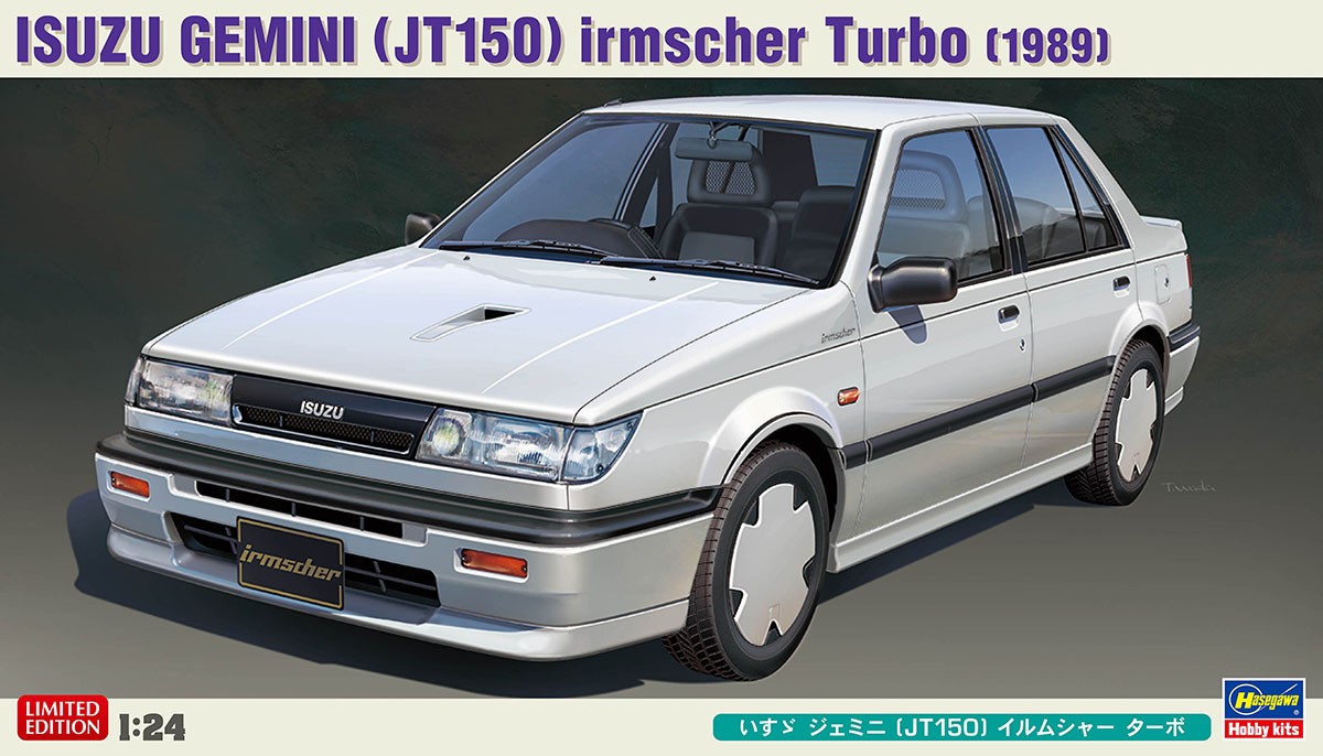 Kit de modélisme voiture Isuzu Gemini JT150 Hasegawa 1/24 miniature en plastique