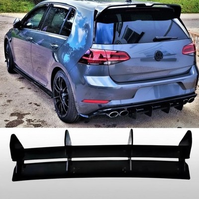 VW Golf R MK7.5 Rear Blade Fin Diffuser Splitter Spoiler Body Kit