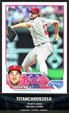 Aaron Nola 2023 Topps Silver Holo Philadelphia Phillies #278