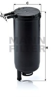 Mann-Filter Wk939/14X Kraftstofffilter Passend FüR Iveco