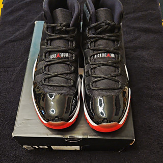 Jordan Air Jordan 11 Retro Bred Black/Varsity Red White 2012 378037 010