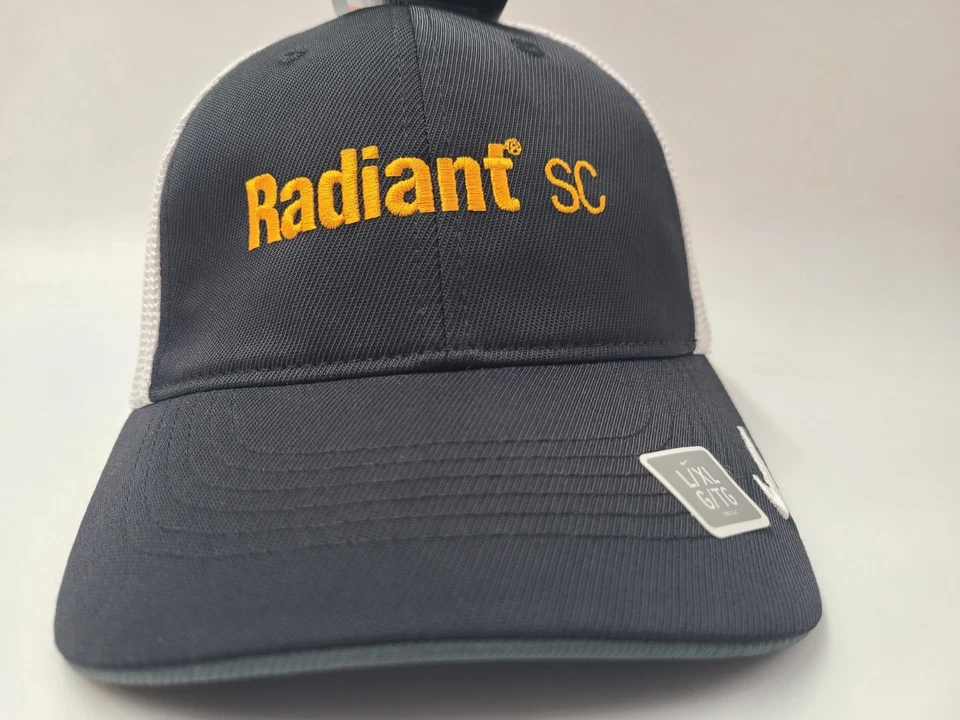 Radiant SC Nike Golf Mesh Trucker Flex Fitted L-XL Hat Cap Men Women Black White - Image 2 of 4
