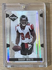 2008 Leaf Limited #6 Roddy White Threads Prime Team Logo Patch #10/10