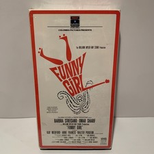 Funny Girl VHS, 1985 w/ watermark, Barbara Streisand, Columbia TriStar, SEALED