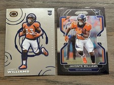 Javonte Williams 2021 NFL Panini Chronicles Prizm Black Rookie RC Dynagon