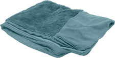 Replacement Dog Bed Cover Plush  Suede Sofa-Style, Machine Washable - Deep Pool