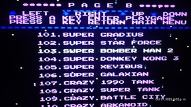 NES COMPATIBLE- SUPER 190 -DIG DUG 2, SPELUNKER, MOAI, ETC - NIPPON GAME-RARE