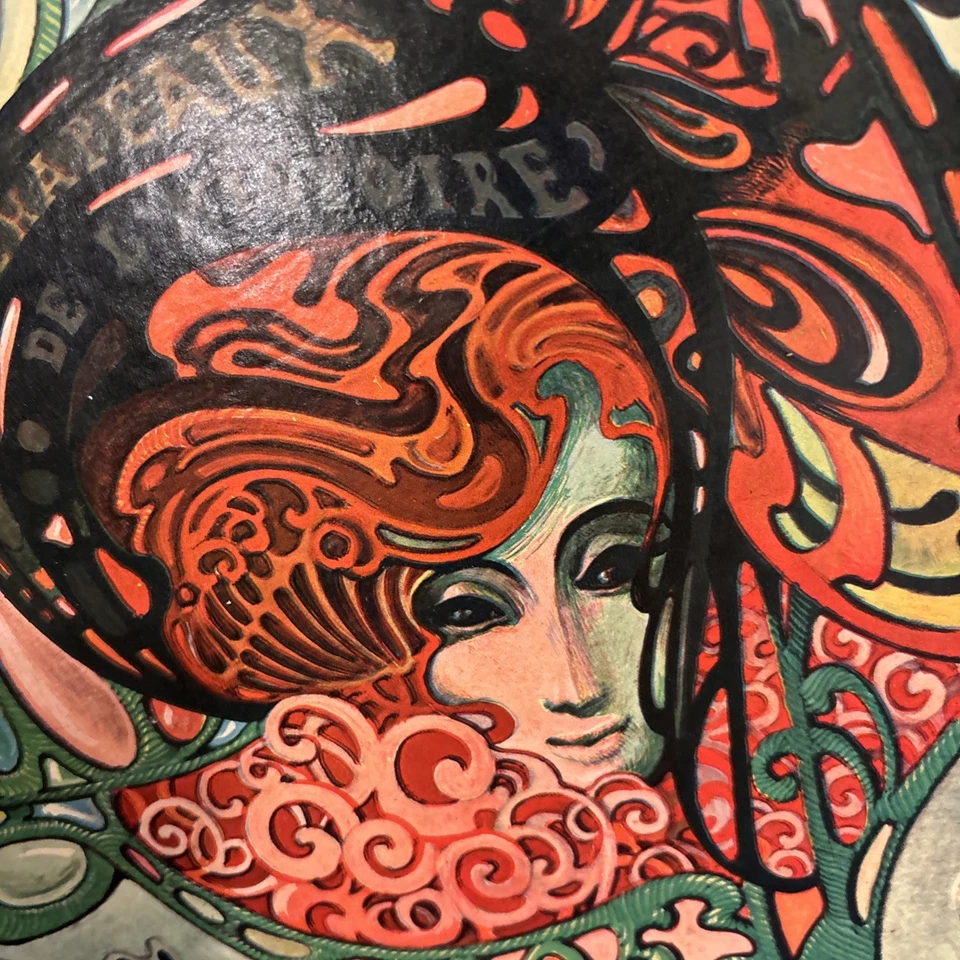 1965 LES CHAPEAUX DE L'HISTOIRE Springbok Round Art Nouveau Puzzle Hats 1pc miss - Image 2 of 4