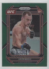 2023 Panini Prizm UFC Green Prizm Uros Medic #158 Rookie RC