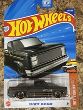 2025 Hot Wheels '83 Chevy Silverado Gray - 157/250 Hot Trucks