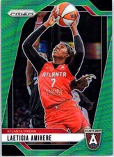 2024 Panini Prizm WNBA #54 Laeticia Amihere Green Prizms
