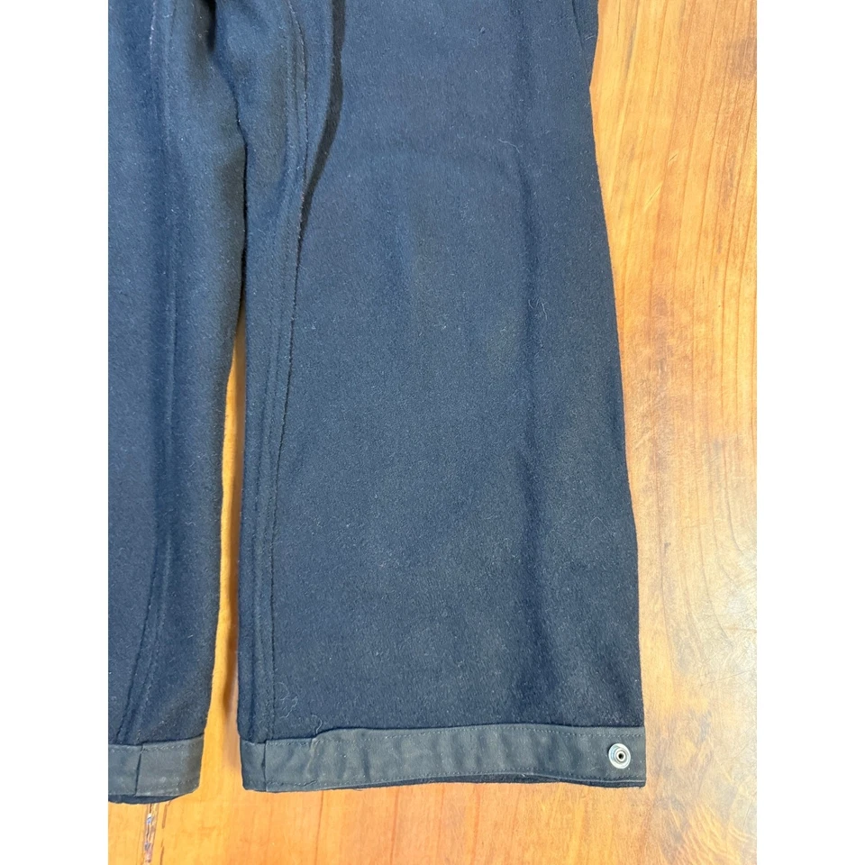 Pantalones de hombre The Globe MFG Co. de colección años 50 32 x 29 forro de lana bombero N.H. LL17 Foto 3 de 4