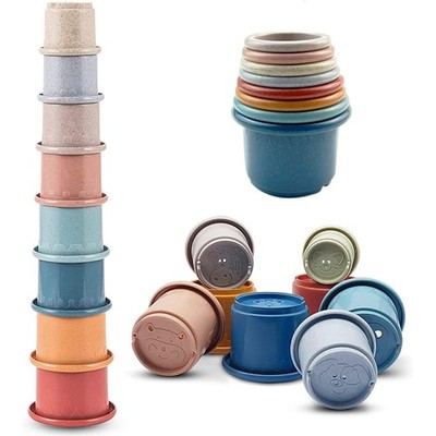 Baby Stacking Nesting Cups Montessori Learning Toy for Toddlers 6-12 Months 