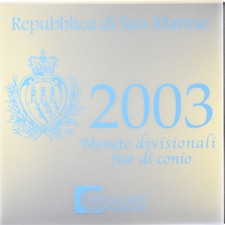 [#1177644] San Marino, Set 1 ct. - 5 Euro, Série Divisionnelle, 2003, Coin card.