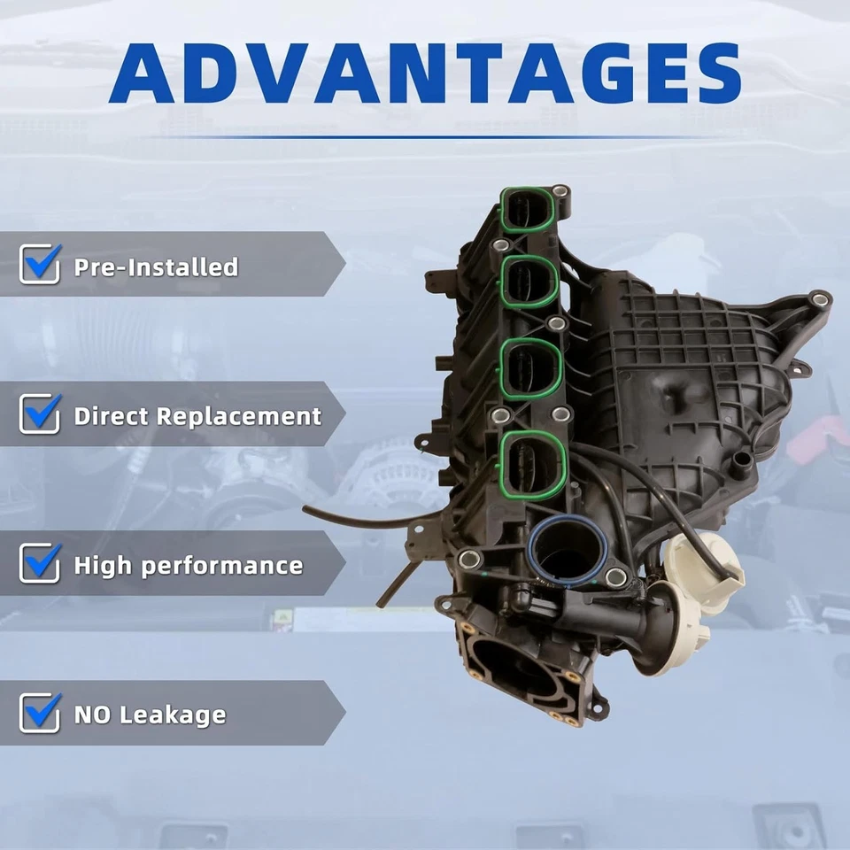 Colector de admisión 1 pieza 3S4Z9424AM apto para Ford Fusion Mercury Milan 2,3 L 2006-2009 Foto 3 de 4