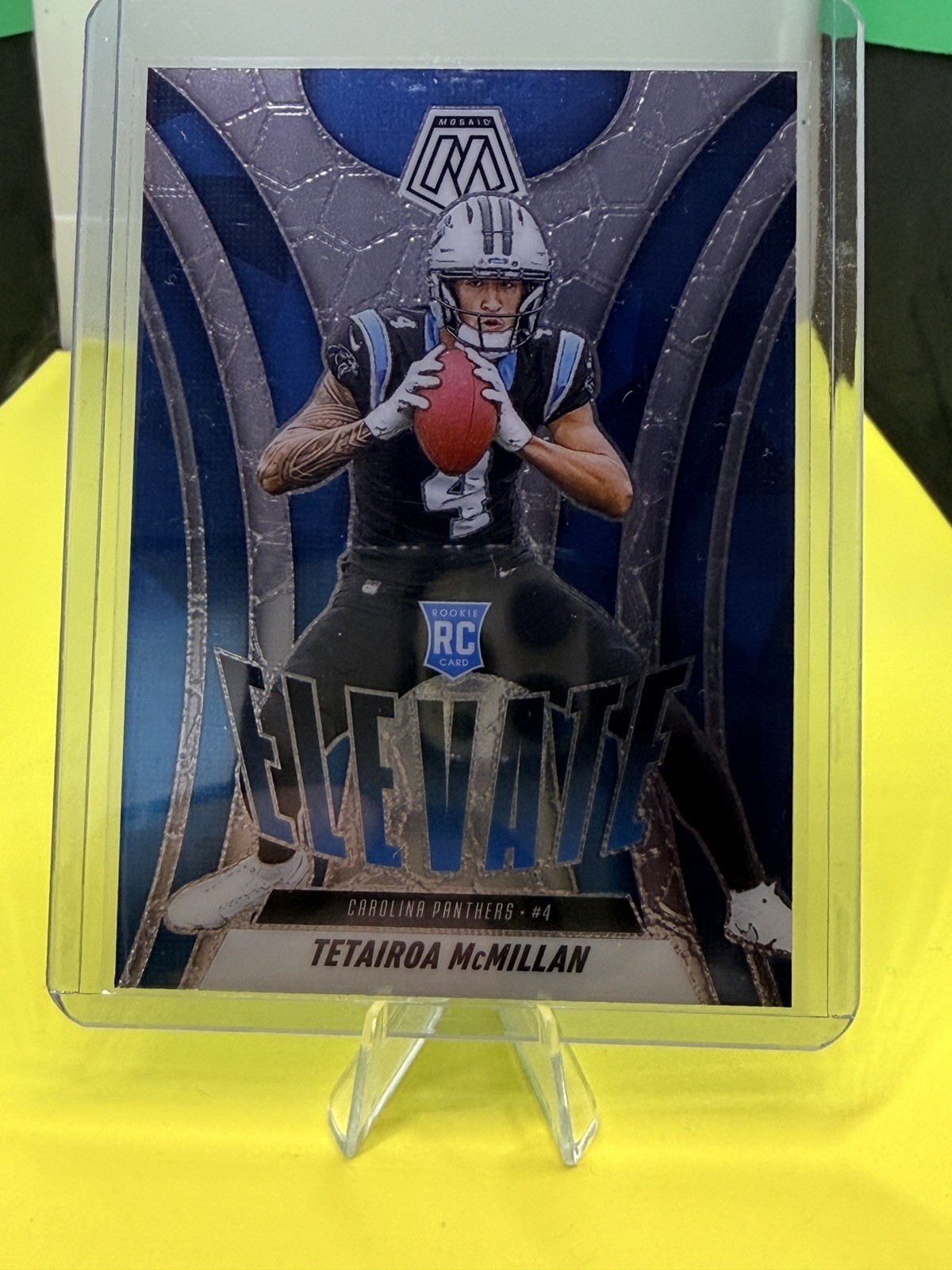2025 Panini Mosaic - Elevate Tetairoa McMillan #6 (RC) Carolina Panthers